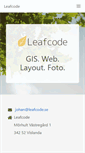 Mobile Screenshot of leafcode.se