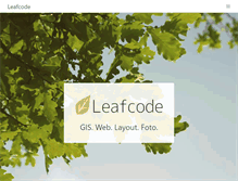 Tablet Screenshot of leafcode.se